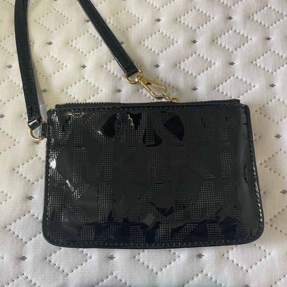 Michael Kors Patent Leather Wristlet - Picture 2 of 4